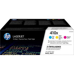 HP 410X Tonercartridge Cyaan/Magenta/Geel - Hoge Capaciteit