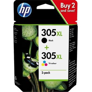 HP 305 Xl Zwart + Kleur