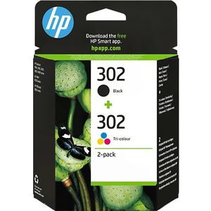 HP - 302 Ink Combo XL - Zwart/Driekleuren - Inktcartridges