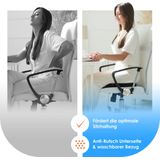 DNYMC YOU - Stuitkussen - Lichtgrijs - Traagschuim - Ergonomisch Ontwerp