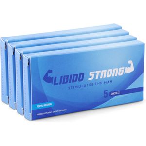 Libido Strong 20 Capsules 100 mg - erectiepillen voor mannen - het 100% natuurlijke vervanger viagra & kamagra - forte erectiepillen