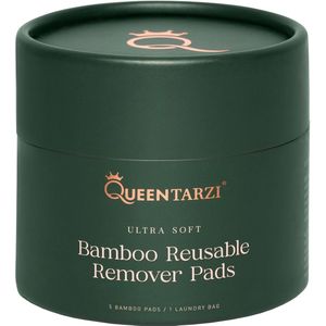 Queen Tarzi Bamboo Reusable Remover Pads Gezichtsreinigingstools