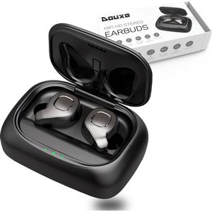 Douxe TWS+ F8 True Wireless - Volledig Draadloze Oordopjes - Zwart