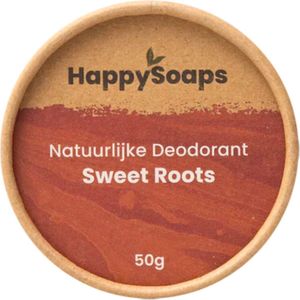 HappySoaps - Sweet Roots - Deodorant - 50gr - Natuurlijk - Vegan - Plasticvrij