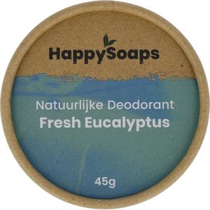 HappySoaps - Fresh Eucalyptus - Deodorant - 45gr - Natuurlijke Formule
