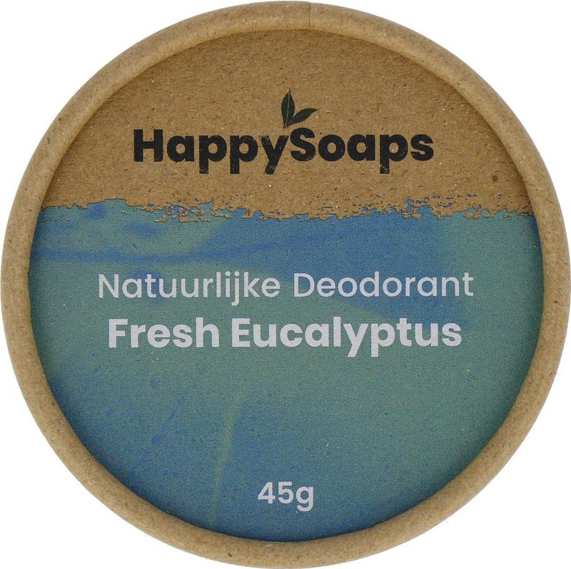 HappySoaps - Fresh Eucalyptus - Deodorant - 45gr - Natuurlijke Formule