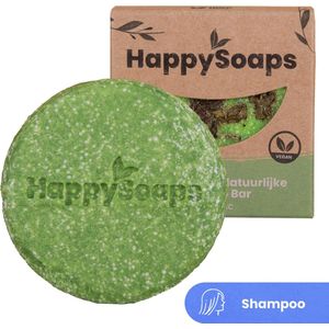 HappySoaps Shampoo Bar - Tea-Riffic - Kalmerend & Versterkend - 100% Plasticvrij, Natuurlijk en Vegan - 70gr
