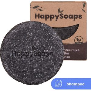 HappySoaps Shampoo bar charming charcoal & sweet sandal  70 gram