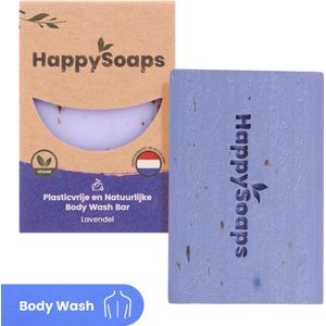 HappySoaps - Body Wash Bar - Lavendel - 100g - Natuurlijk - Vegan