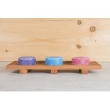 Shampoo Bar Houder - Mahonie Hout - 30x14x2.5 cm