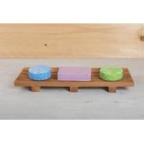 Shampoo Bar Houder - Mahonie Hout - 30x14x2.5 cm