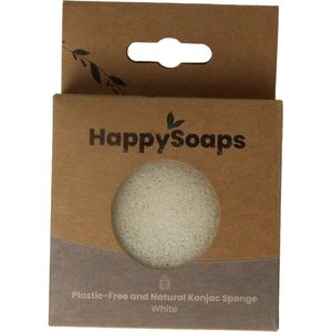 HappySoaps - Konjac 100% Natuurlijke Spons Alle Huidtypen