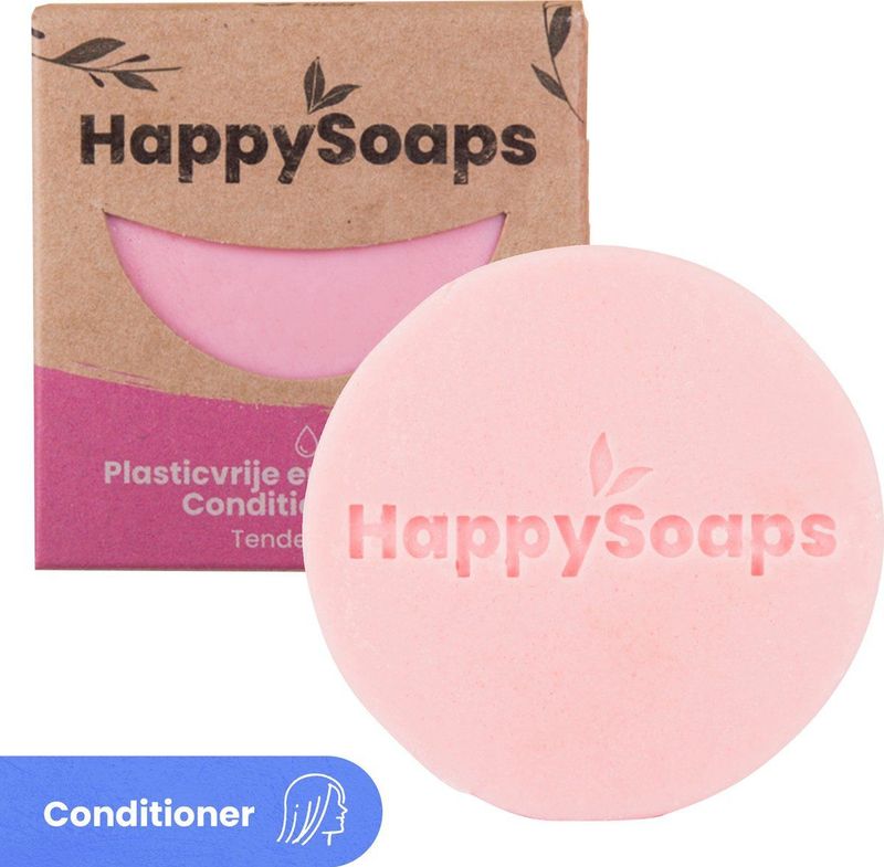 HappySoaps - Conditioner Bar - Roze - Natuurlijke Ingrediënten