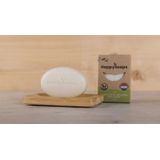 Happy Soaps -Natuurlijke - Scheerzeep - Kokos - Plasticvrij - Vegan - Dierproefvrij - 80 gram
