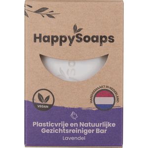 Happy Soaps - Gezichtsreiniger Bar - Natuurlijke Ingrediënten - Plasticvrij