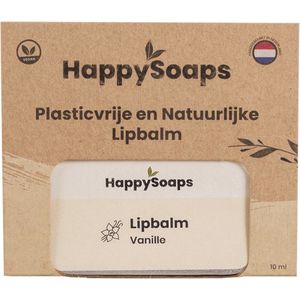 HappySoaps Lipbalm vanille  10 gram