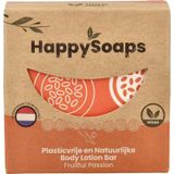 HappySoaps Body Lotion Bar - Fruitful Passion - Fruitig & Optimistisch - 100% Plasticvrij, Vegan & Natuurlijk - 65gr