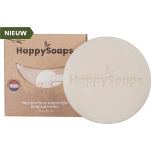 HappySoaps - Bodylotion Bar - Kokos - Natuurlijke Ingrediënten