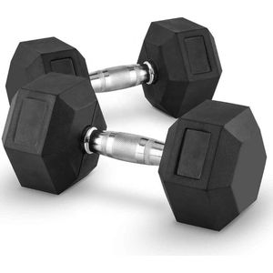 MD Sport - Hexagon - Dumbbell set 20KG - Set van 2 stuks