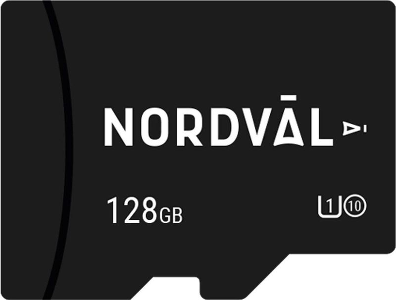Nordväl MicroSD Kaart 128GB - Voor Optimale Producten