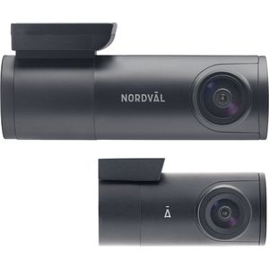 Nordväl - DC102-4K - Dual Dashcam - 4K - GPS - WiFi - Parkeermodus