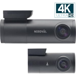 Nordväl - DC102-4K - Dashcam - 4K Beeldkwaliteit - Compact Design - 64GB