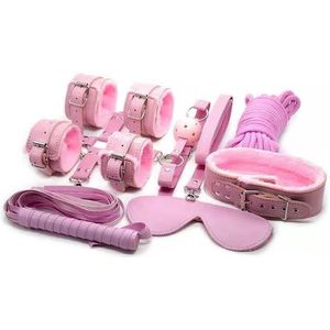 BDSM Set XXL - Bondage Sex Speeltjes Kit - Roze - Discreet Verpakt!