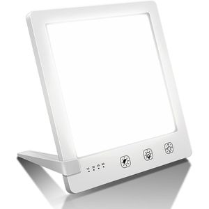 Vivid Green Daglichtlamp met gratis E-book over Winterdepressie - lichttherapielamp - 10.000 LUX - Wit