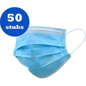 Mondmasker - Niet medisch - 50 stuks - Geschikt voor bijvoorbeeld in het OV - mondkapjes niet medisch