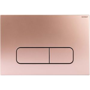 Bedieningsplaat raybro mocha 55 tbv geberit up100 up320 rose goud