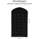 Sieraden Organizer - Zwart - Dubbelzijdig - 32 Transparante Vakjes