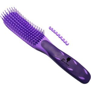 BenjaBeauty Anti klit Haarborstel - Haarborstel - brush - Haarverzorging - Krullen borstel - detangler brush - Paars