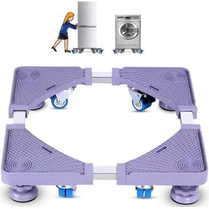 Desire of Goods Wasmachine verhoger - Wasmachine kast - Met wielen - Universeel - Maximaal 300 kg - Verstelbaar
