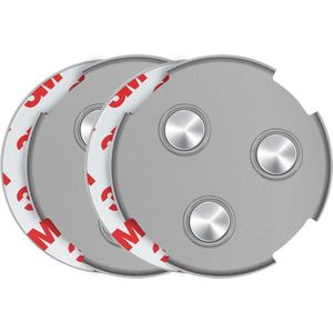 SAVS® RMAX-60 magnetische montageset voor rookmelders - 60 mm - 2 stuks - Rookmelder bevestiging magneet - Magneetbevestiging - Montagekit