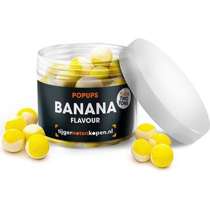 Banana Pop-ups Geel/Wit | Aas | Karpervissen | Partikels | Karper Aas | Karper Vissen | Karper Voer | Karper