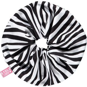 Styledry - XXL Scrunchie - Dazzle of Zebras Haarelastiekjes