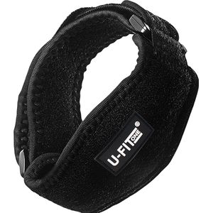 U Fit One 1 Stuk Elleboog Brace - Elleboogbrace - Tennisarm Brace - Arm Brace - Tenniselleboog - Golfarm - Tennis Elbow - Fitness - ufitone - Zwart
