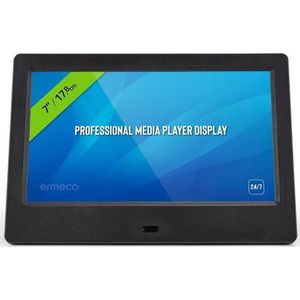 Ermeco Digitale Fotolijst - 7 Inch - Afstandsbediening - Timer