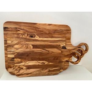 Tapasplank - olijfhout - 3 stuks (40, 47 en 53 cm)