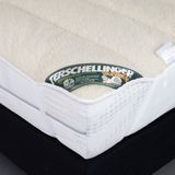 Terschellinger - Wollen Onderdeken - Wit - 100% IWS Zuiver Scheerwol - 90x220 cm