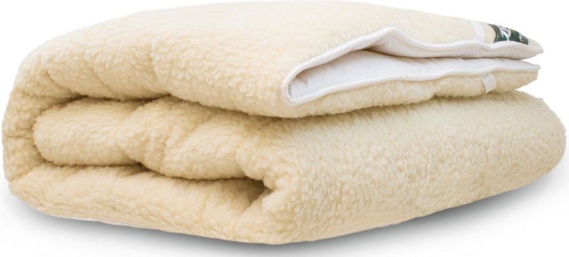 Terschellinger - Wollen Onderdeken - Wit - 100% IWS Zuiver Scheerwol - 90x220 cm