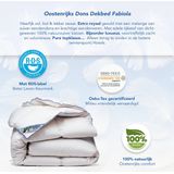 Fabiola - Oostenrijks Dons Dekbed - 140x220 cm - 50% Eendendons - 100% Katoen