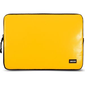 MacBook Pro 13 inch case (van gerecycled materiaal) - Gele laptop sleeve voor MacBook Pro 13 inch (2023/2024)