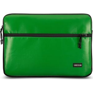 MacBook Pro 14 inch case met vak (van gerecycled materiaal) - Groene laptop sleeve/hoes voor de MacBook Pro 14 inch M3/M2 (2024)
