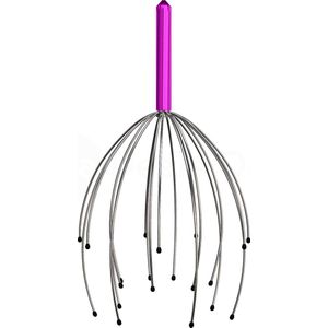 MDO Massagespin - Hoofdmassage spin - Hoofdspin - Massage - RVS - Roze