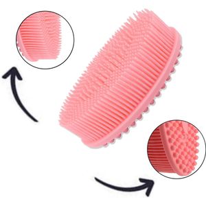 Blubs® – Handborstel – Babyborstel – Badborstel – Doucheborstel – Massage – Siliconen – Wasborstel – Dry brush – Lichaamsborstel – Scrubborstel – Huidborstel – Roze