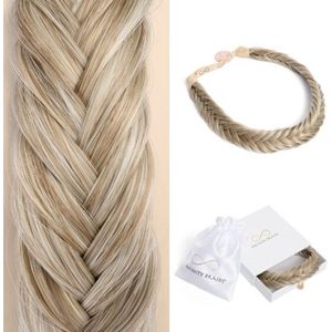 18 stuks gevlochten haarelastiekjes, katoen, meerkleurig, gevlochten haarbanden, modieus, gevlochten elastisch, voor vrouwen/meisjes/kinderen, dik en krullend haar (gemengde kleuren