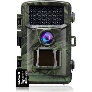 CAMUX - Professionele Wildcamera - 16MP - Nachtzicht - Incl. 32GB SD Kaart