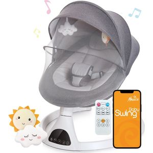 Moxica Wipstoel Elektrisch - Babyschommel - Schommelstoel - Baby Swing - Wipstoeltjes