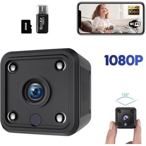 Spy Camera 1080P Full HD met WIFI en Nightvision incl. 32GB SD kaart - Beveiligingscamera voor binnen - Verborgen mini Spycam met Geluidsopname